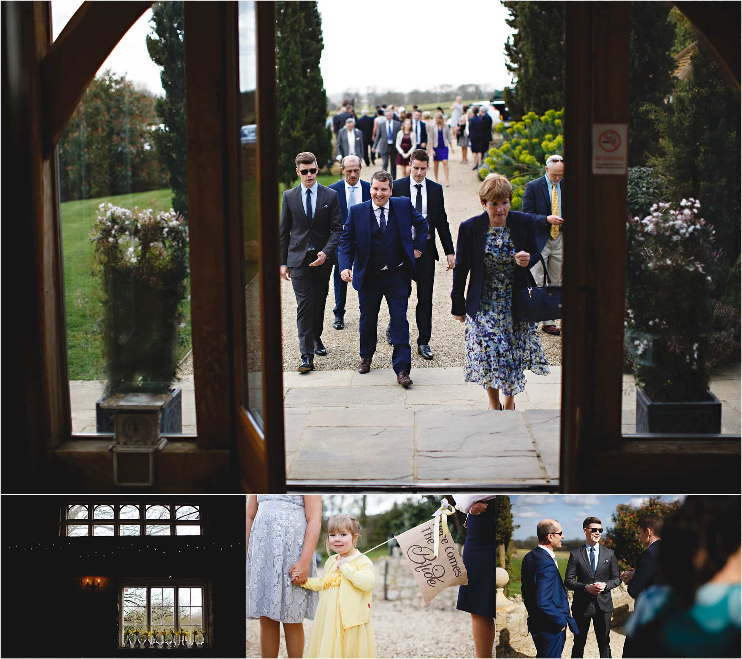guests arriving at the venue