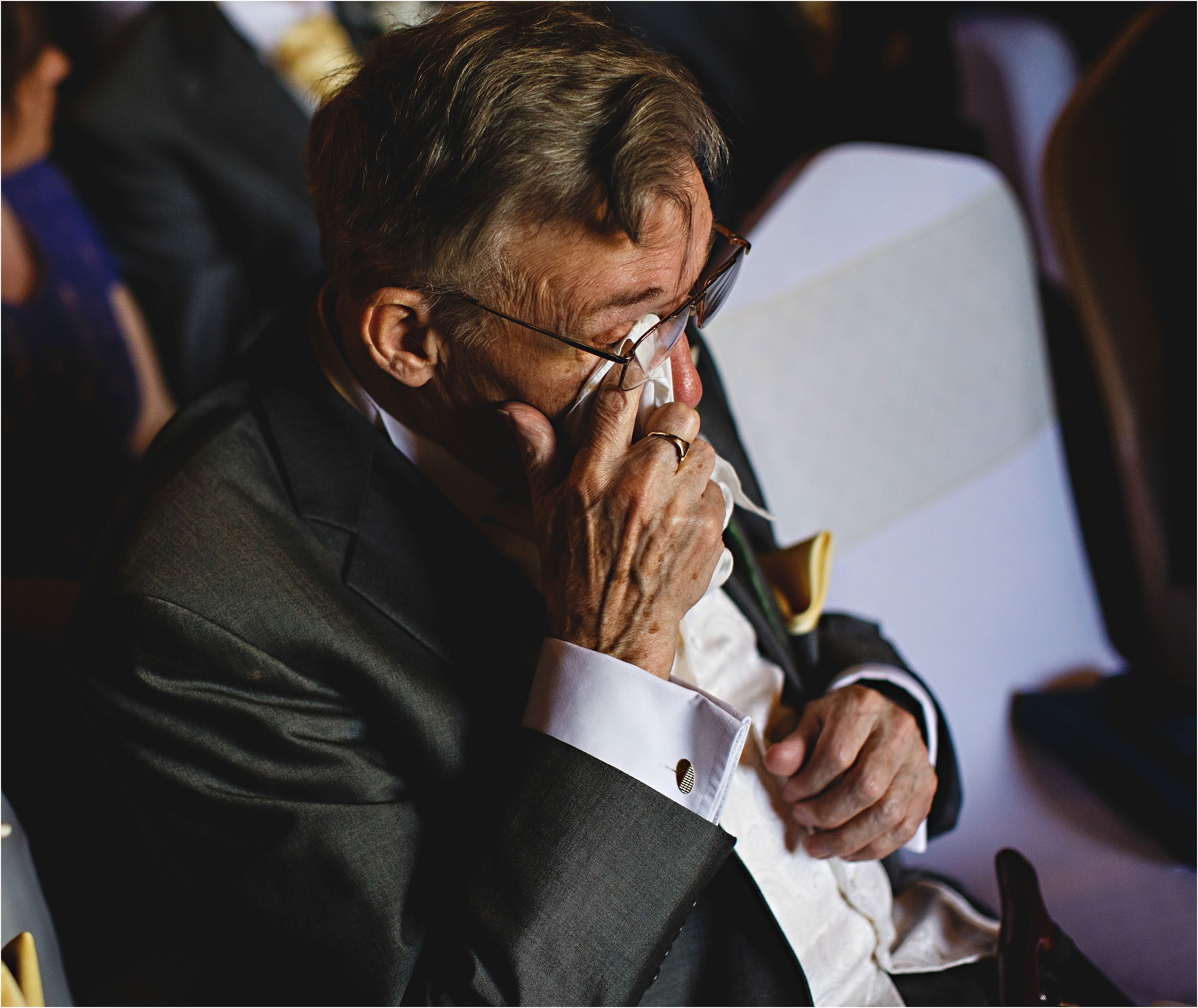 dad crying