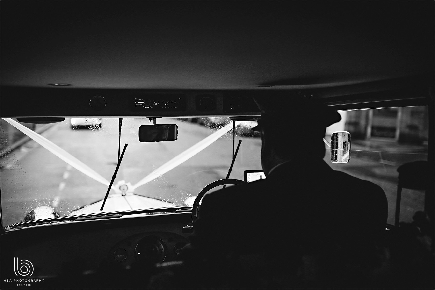 the chauffeur driving