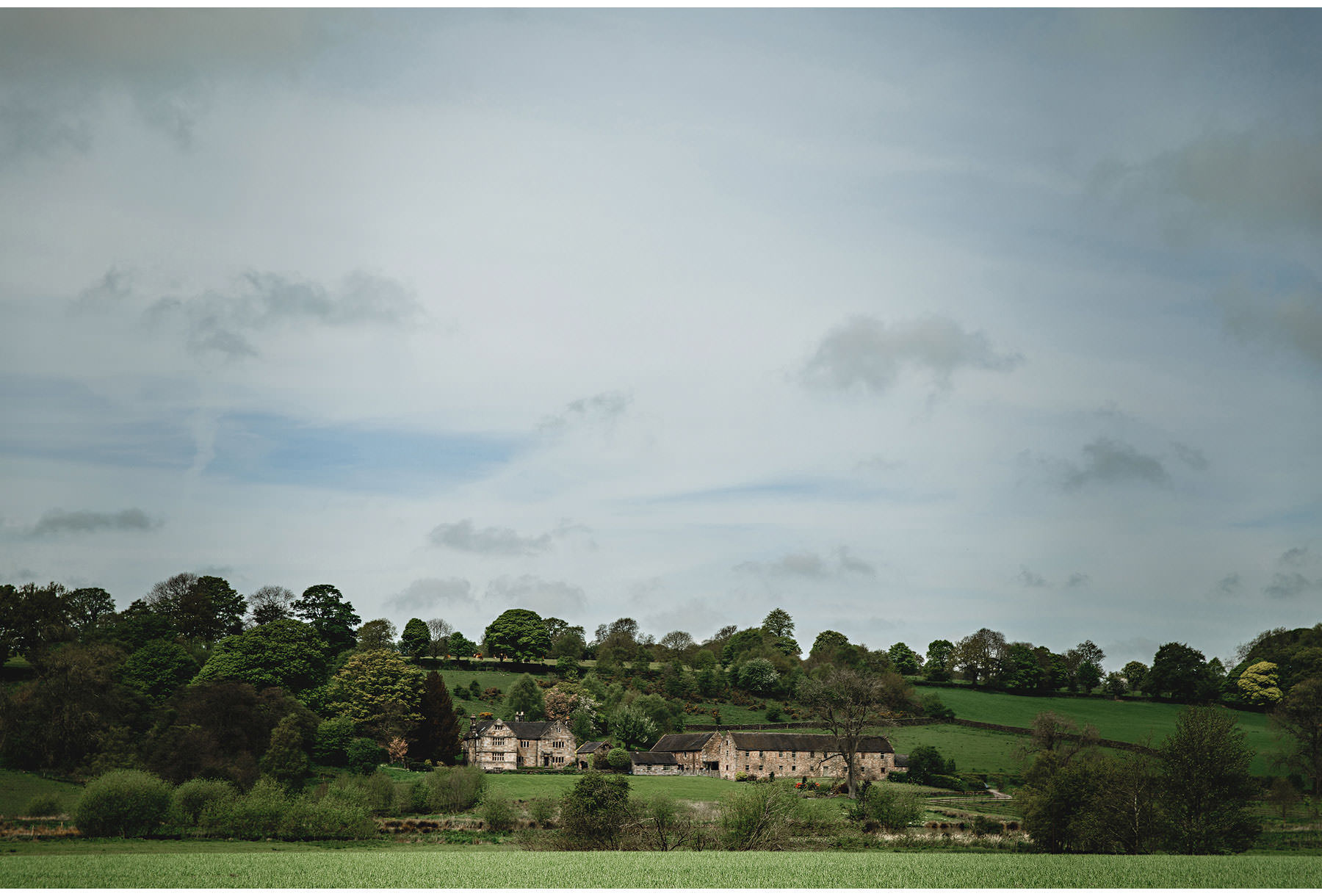 A view of The Ashes from the road