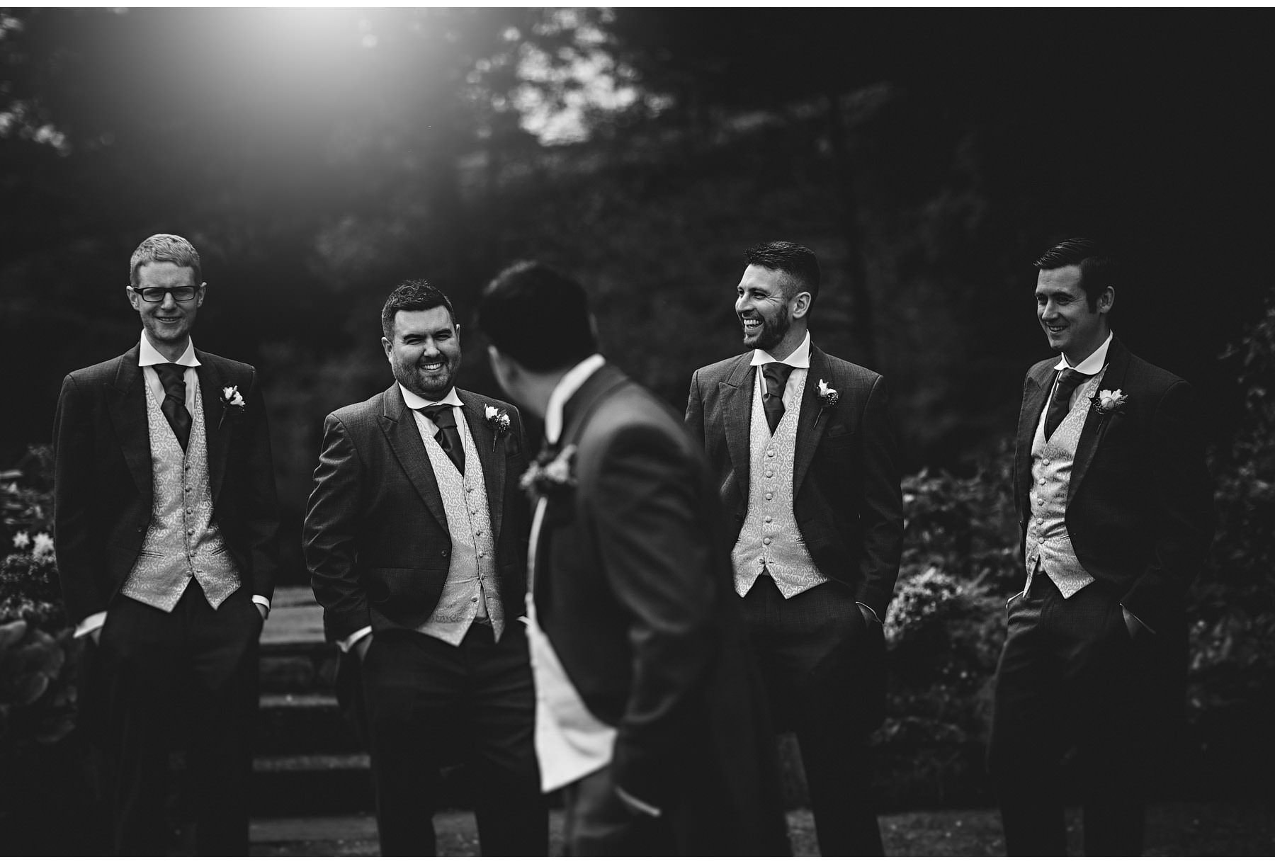 the groom and his groomsmen