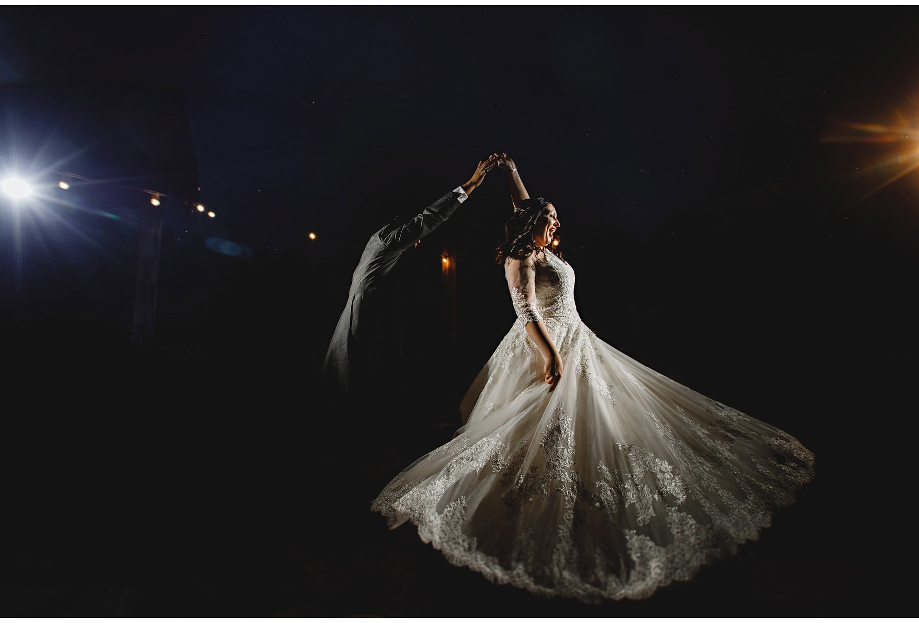 the first dance at The Ashes