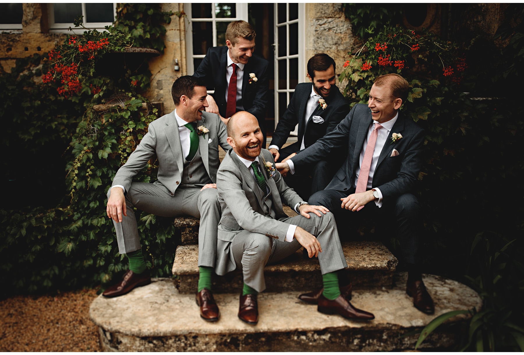 the groom and his groomsmen