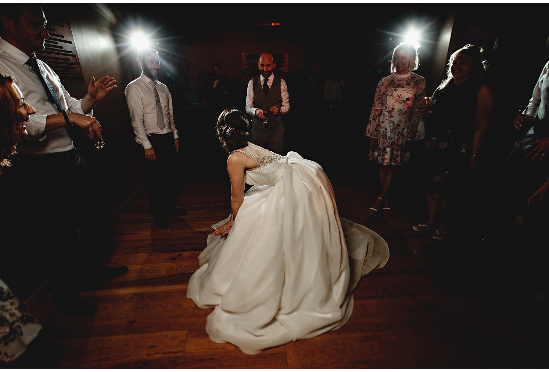 the bride on the dancefloor